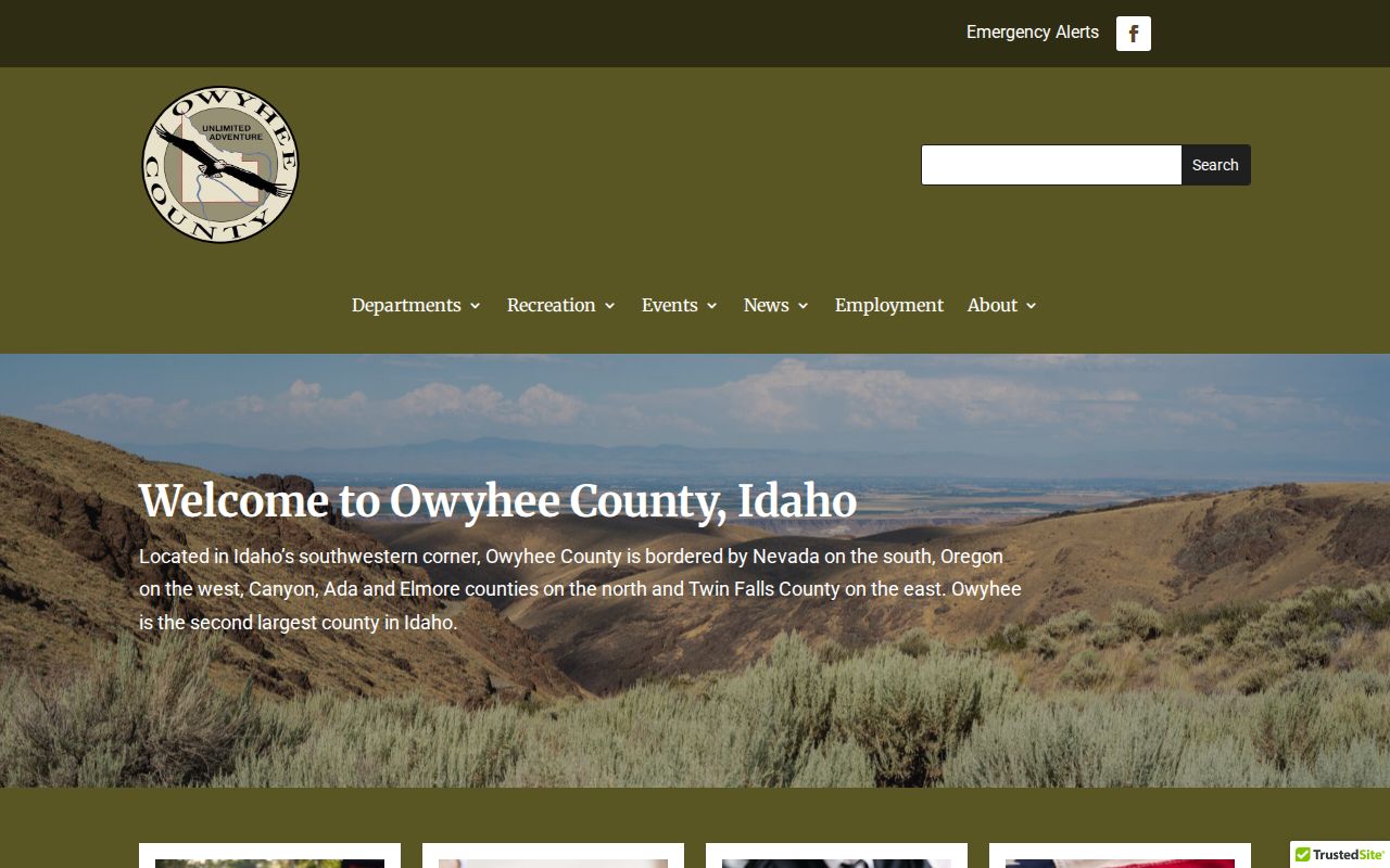 Owyhee County criminal history courthouse identity